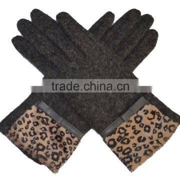 New Collection Winter Fashion Ladies wool gloves