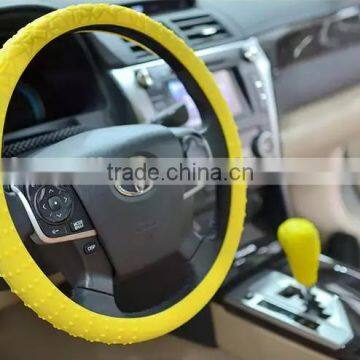 Factory price wholesale flexible anti-slip silicone steering wheel covers