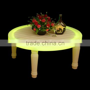 Modern design commercial led grantie table, colorful garden table