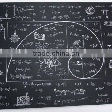 gamer using computer rubber game mat