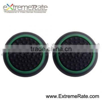Latest Black Base With Green Grip Thumb Stick Covers for Xbox 360 Controller thumbstick caps