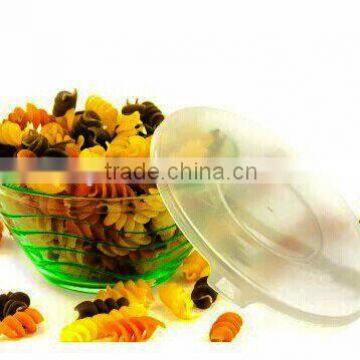 Glassware Dinner Set Plastic Lid Glass Storage Bowl