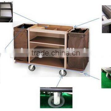 Metal Cleaning Cart With Wheels JC-TC36 photo-3