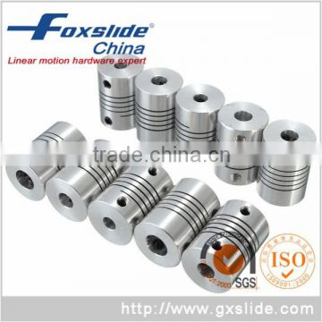 Silver Tone 25mm Diameter 31mm Length 6 x 8mm Encode Beam Coupling