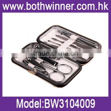 Stainless Steel Manicure Pedicure Ear pick Nail-Clippers Set in 10