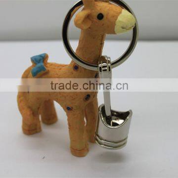 china  cheap promotional items metal bucket shaped funny kids key chain