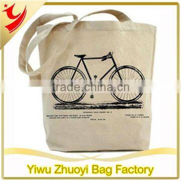 Vintage Bicycle Tote Bag Recycled Shopping Bag