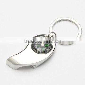 Keychain with compass/keychain custom logo/custom key chain