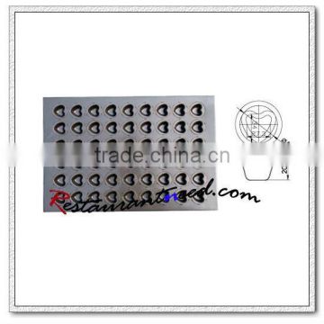 V072 Silicon Non-Stick 54 Cups Heart Shape Cake Mould