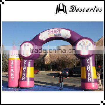 Custom made special advertising archway/giant inflatable race arch for sale
