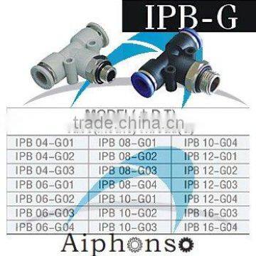 IPB-G pneumatic connect fitting/plastic quick connect fittings