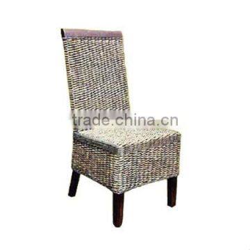 Natural Wicker Dining Chair afwc - 19 for indoor