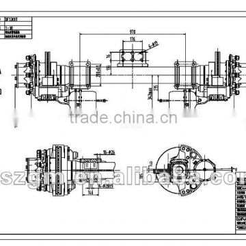 Dongfeng Dana supporting axle