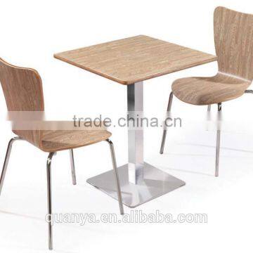Simple Design of Wood Dining Table and Chairs/High Quality Dining Set