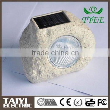 TYEE high quality Portable Durable stone-shaped solar energy work light with Strong magnet