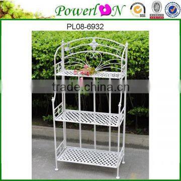 Metal Garden Arch and Gate, White, Round Top, Perfect For Various Climbing Plant