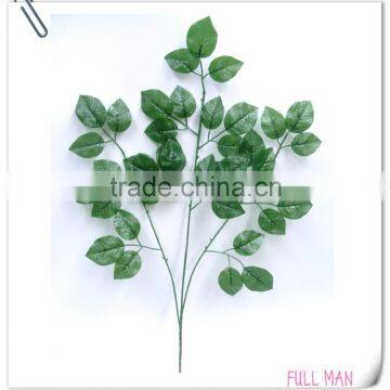 Decorative Foliage H70cm Artificial Green Rose Leaves