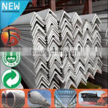 High Quality Galvanized Steel Angle Bar SS400 25*3 Hot Rolled mild steel equal unequal angle Tianjin