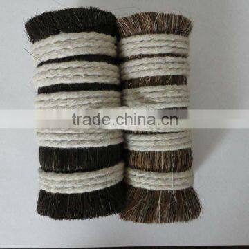 natural animal hair;high quality horsetail hair