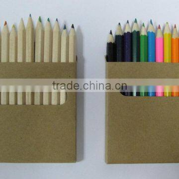 3.5" 12 Pcs Natural Color Wooden Pencil