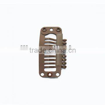 Beige Hair Extension Clips Blonde Hair Extension Snap Clips 2.8cm 3.2cm 3.8cm photo-4