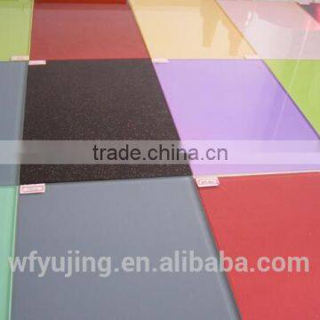 China decorative paint glass with low price