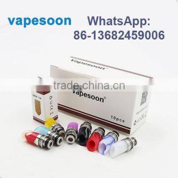 E cig 510 drip tip wholesale Irregular ss and Acrylic inhaler ADA-DT006