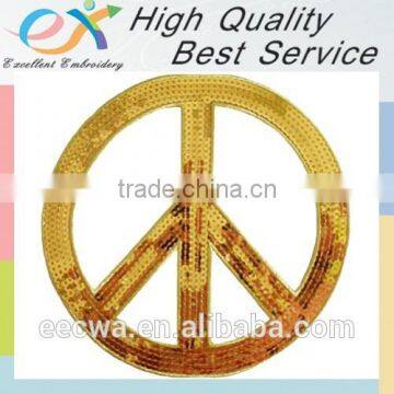 professionally custom logo sequins embroidery