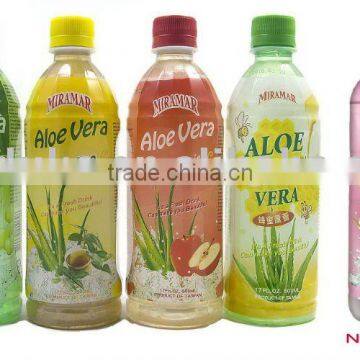 PET Aloe Vera drinks with pulp OEM