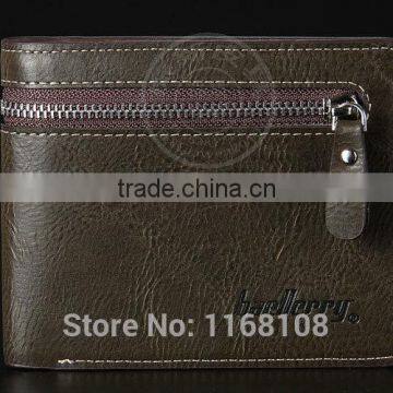 Mens Leather Wallet ID Credit Card Holder Bifold Purse Clutch Zipper Wallets photo-2