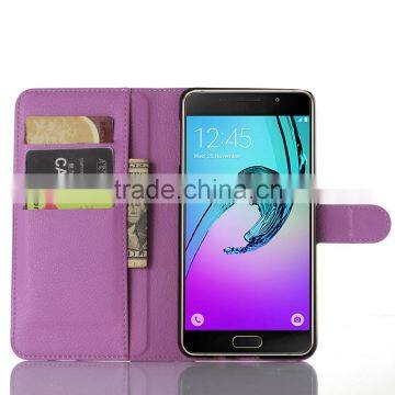 High Quality Leather Holster Card Wallet Folio Stand Flip Case Cover for Samsung GALAXY A9 photo-3