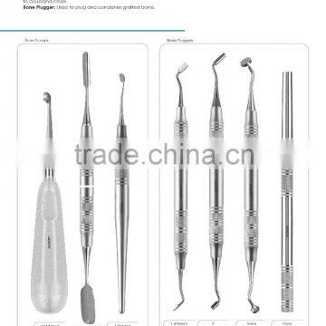 DENTAL BONE SCOOPS / DENTAL BONE PLUGGERS