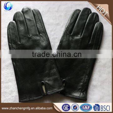 High Quality New Style Mens Fashion Goatskin C Grade Leather Gloves photo-4