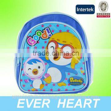 300D polyester wholesale cartoon character school bags in Xiamen China