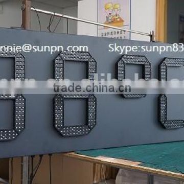 Outdoor LED temperature sign