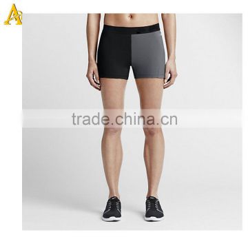 custom made basic style solid color yoga shorts sports running shorts women