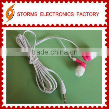 High quality stereo apple earphone for ipod and ipad or opp as promotion