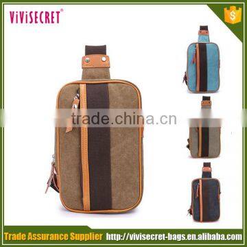 Vivisecret Fashion Style Men Top Quality Canvas Shoulder Bag photo-4