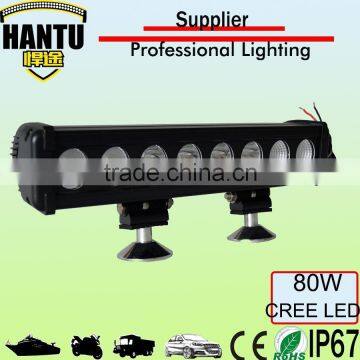 new design 80w car led light bars /15.5'' headlight le offroad light bar for jeep