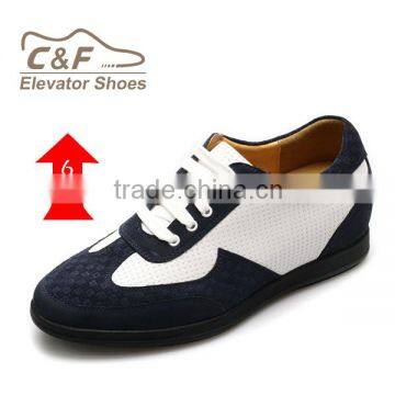 invisible high top heels casual shoes for men