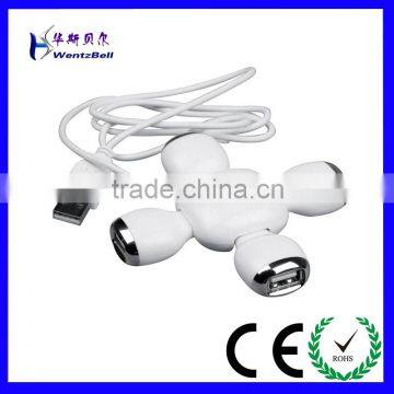MINI hub USB2.0 usb 2.0 4 port usb hub for Laptop PC computer OEM/ODM gift factory offer