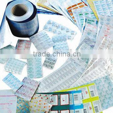 customized printed pharmaceutical aluminum foil PVC blisters packaging