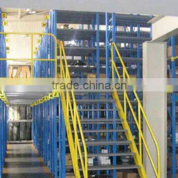 Automobile spare parts warehouse two-tier steel Mezzanine Floor rack