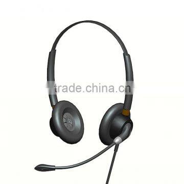 2015 NEW Binaural call center noise cancelling telephone headset