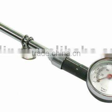 Pencil type tire gauge