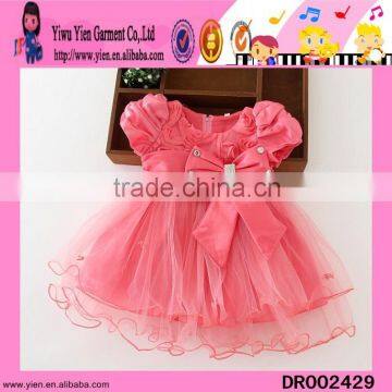Christmas Elegant baby dress Rose Decoration Elegant baby dress