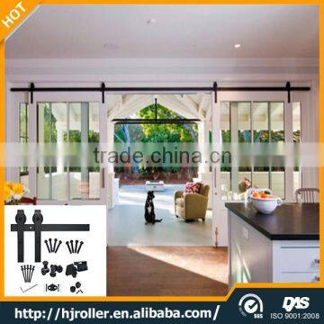 Top Quality Steel Material Sliding Barn Door Hardware for wooden door