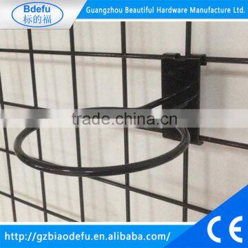 Chrome/White/Black Gridwall hook For Ball