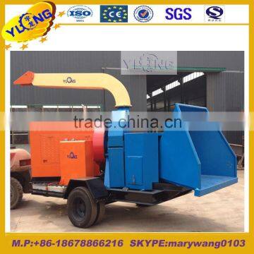 20-30t/h professional diesel tractor wood chipper machine
