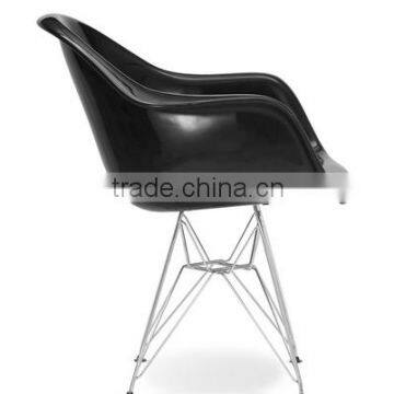 Dining Chairs With Fiberglass Seat and Metal Legs photo-6